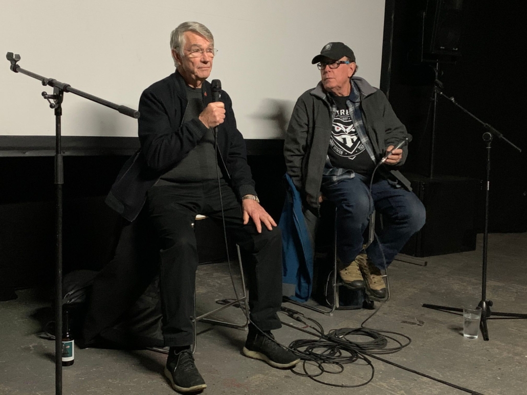 Blade Runner Associate Producer Ivor Powell and expert Paul M Sammon at Blade Runner Night, Liverpool 2019