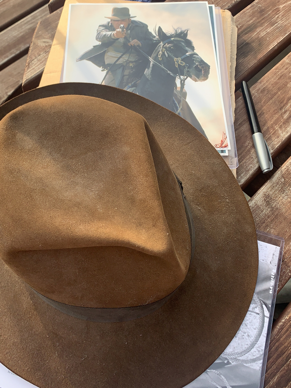 Waiting_For_Harrison_Ford_Finding_Ford Official Pix Photo of Indiana Jones waiting to be signed by Harrison Ford