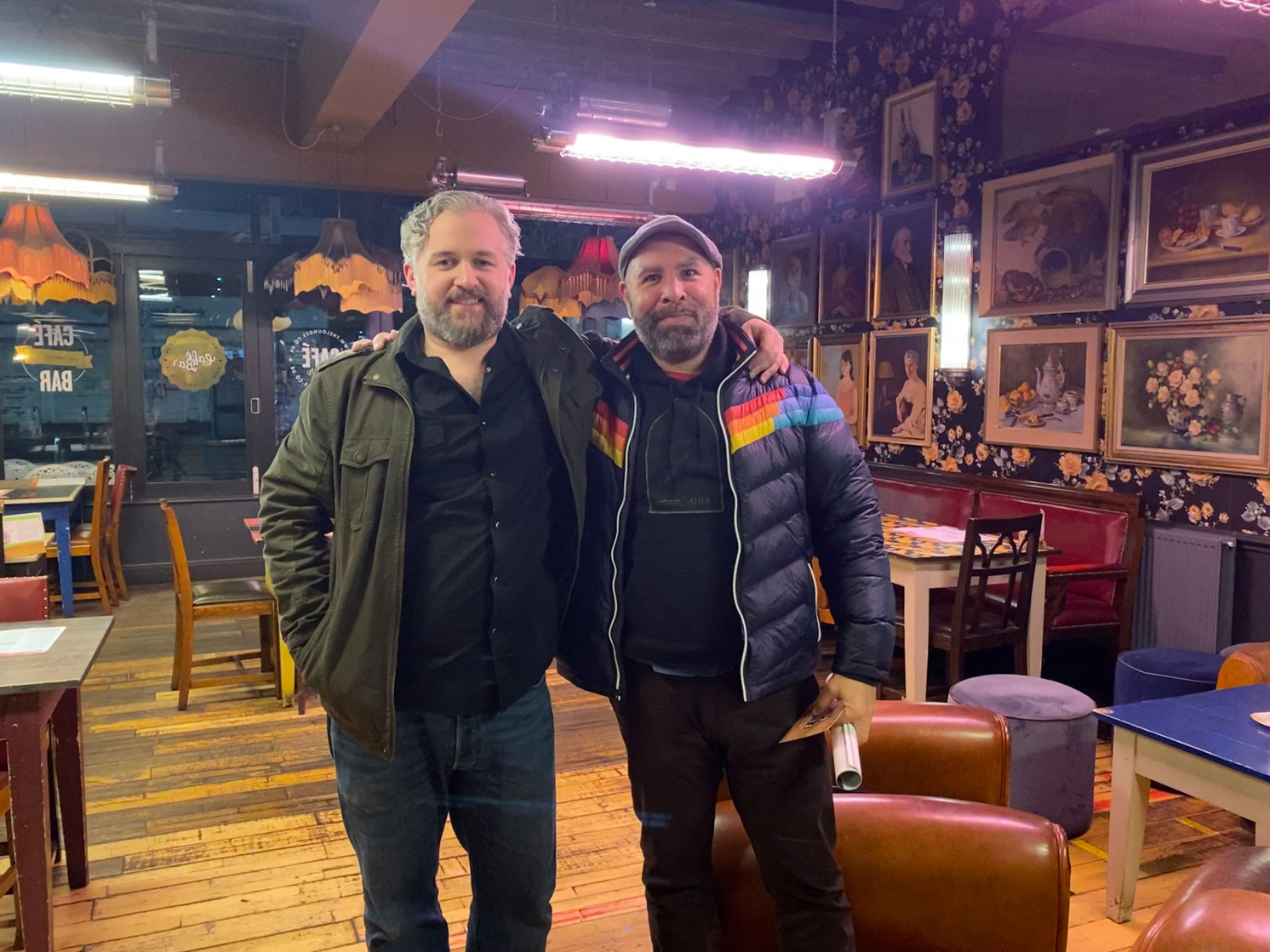 Jaime Prater and Patrick meet in Manchester 2023